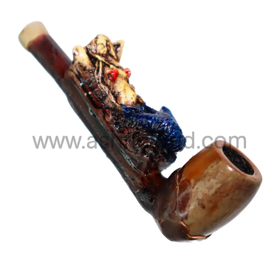 4 Inch Mermaid Design Bamboo Hand Pipe