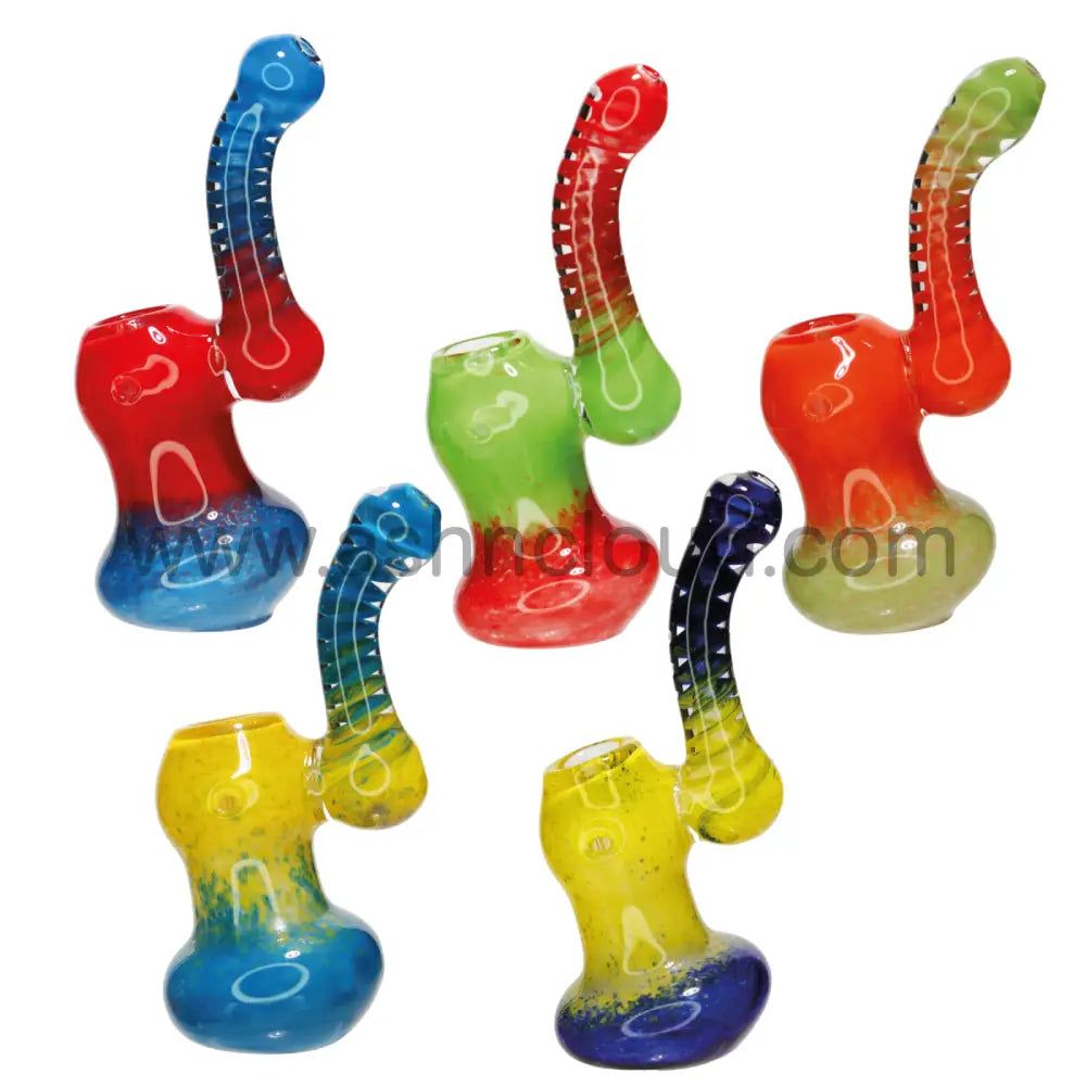 4 In - Multicolor Glass Mini Bubbler