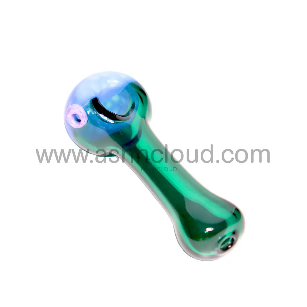 4 In - Multicolor Hand Pipe Homneycomb Head Mini Glass