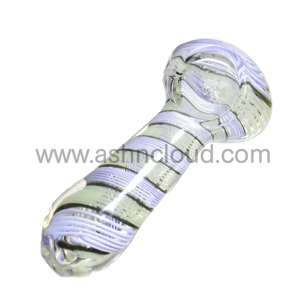 4 In - Pinstripe Spoon Hand Pipe