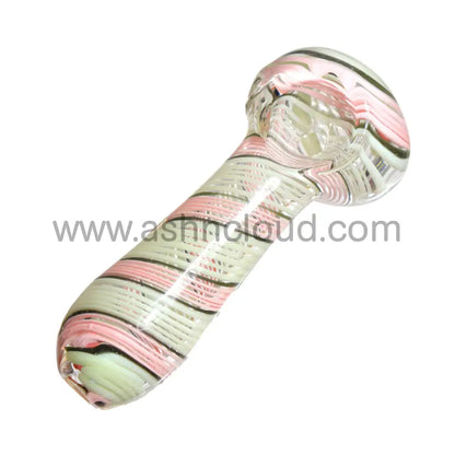 4 In - Pinstripe Spoon Hand Pipe