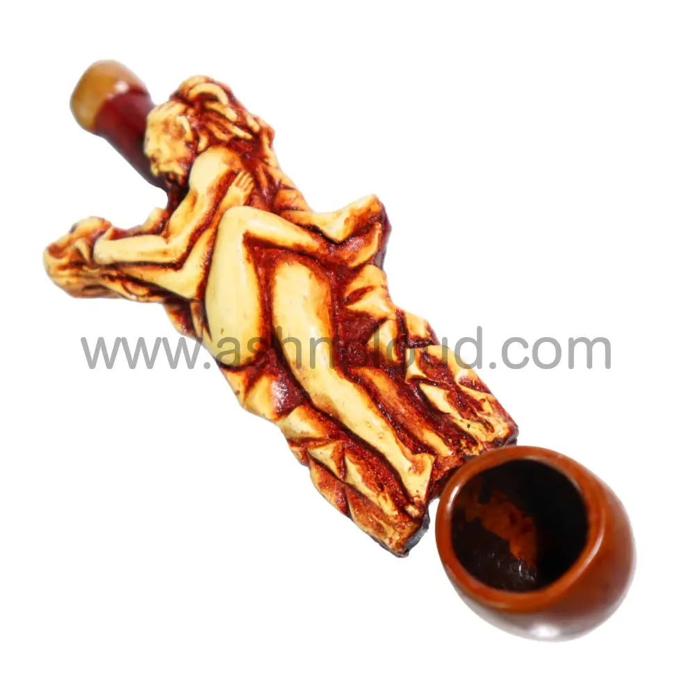 4 In - Sexy Hug Couple Bamboo Hand Pipe