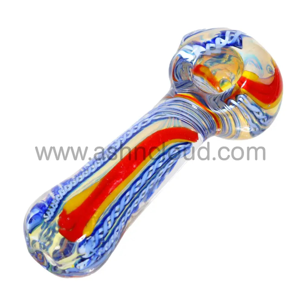 4 In - Shine Body Swirl Spoon Hand Pipe