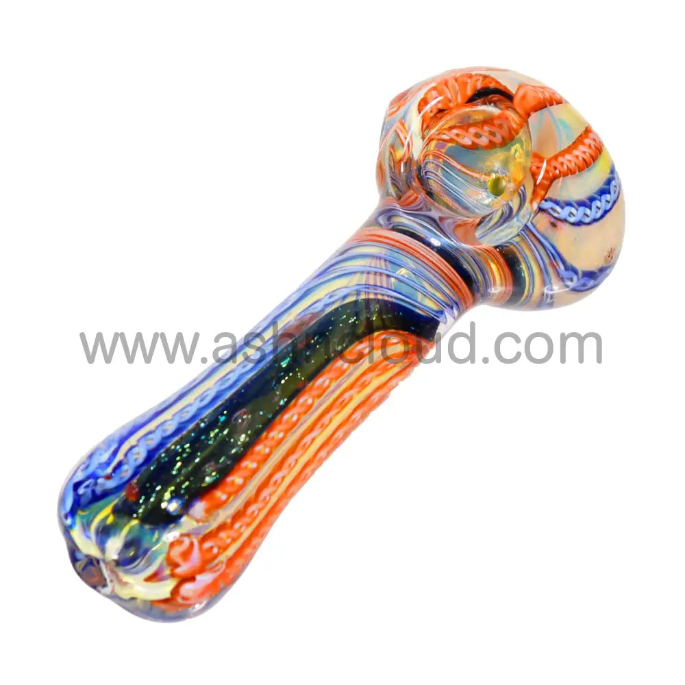 4 In - Shine Body Swirl Spoon Hand Pipe