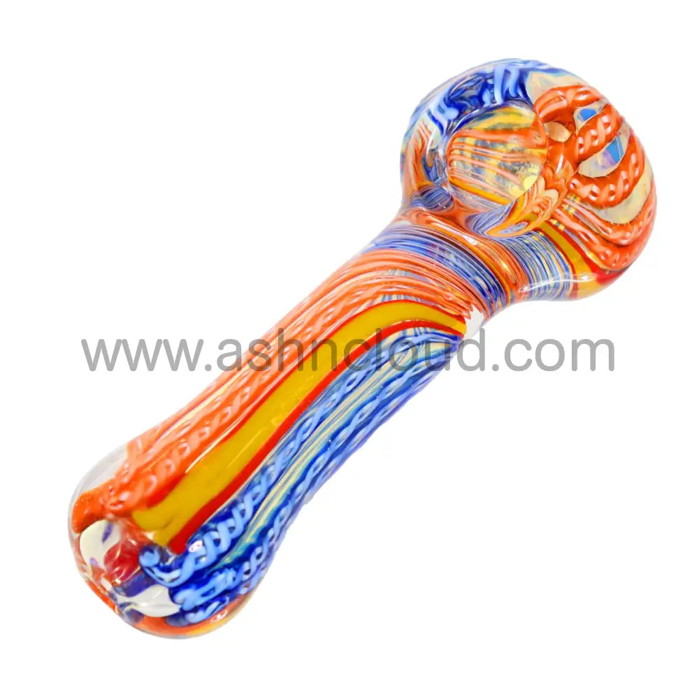 4 In - Shine Body Swirl Spoon Hand Pipe