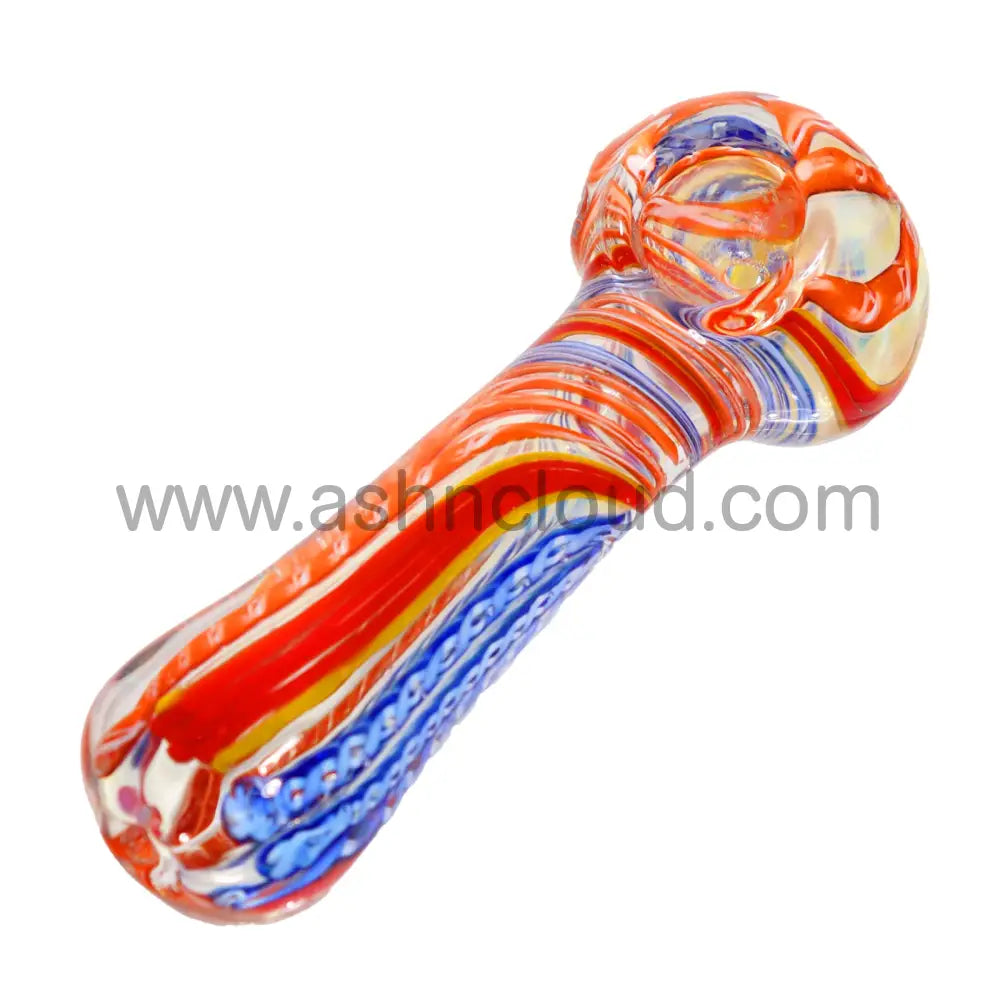 4 In - Shine Body Swirl Spoon Hand Pipe