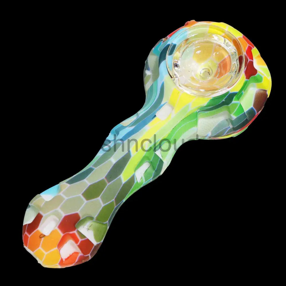 4 In - Silicone Character Hand Pipe Spoon