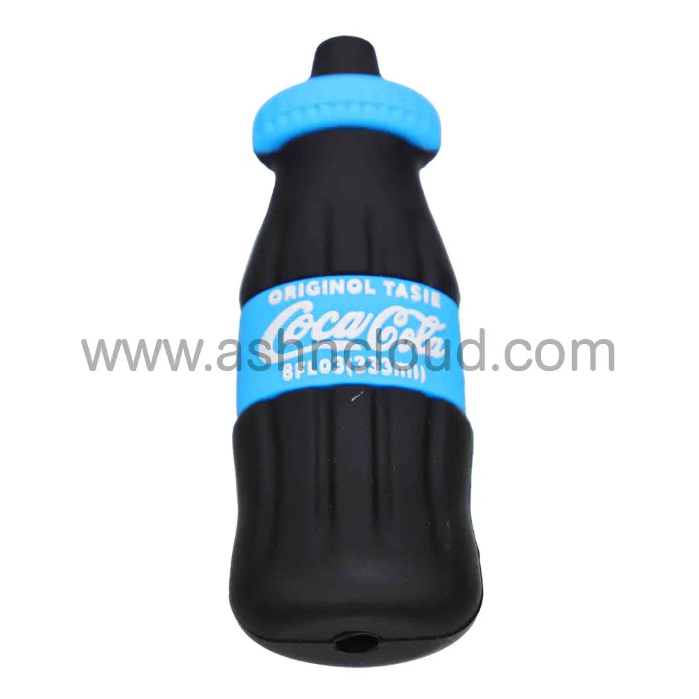 4 In - Single Soda Multicolor Hand Pipe Silicone