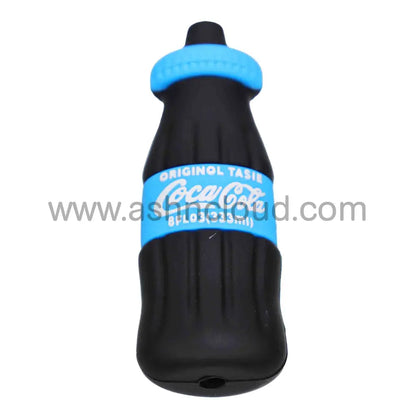 4 In - Single Soda Multicolor Hand Pipe Silicone
