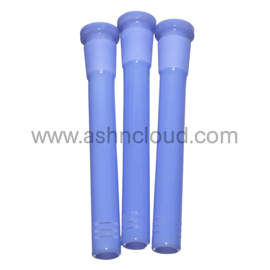 4 Inch Sky Blue Glass Downstem