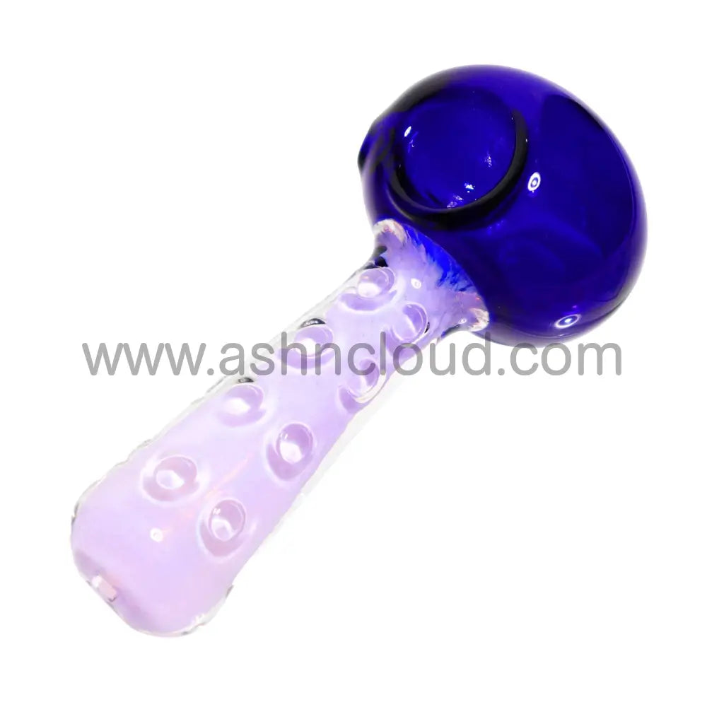 4 In - Slime Color Polka Dots Handle Spoon Pipe