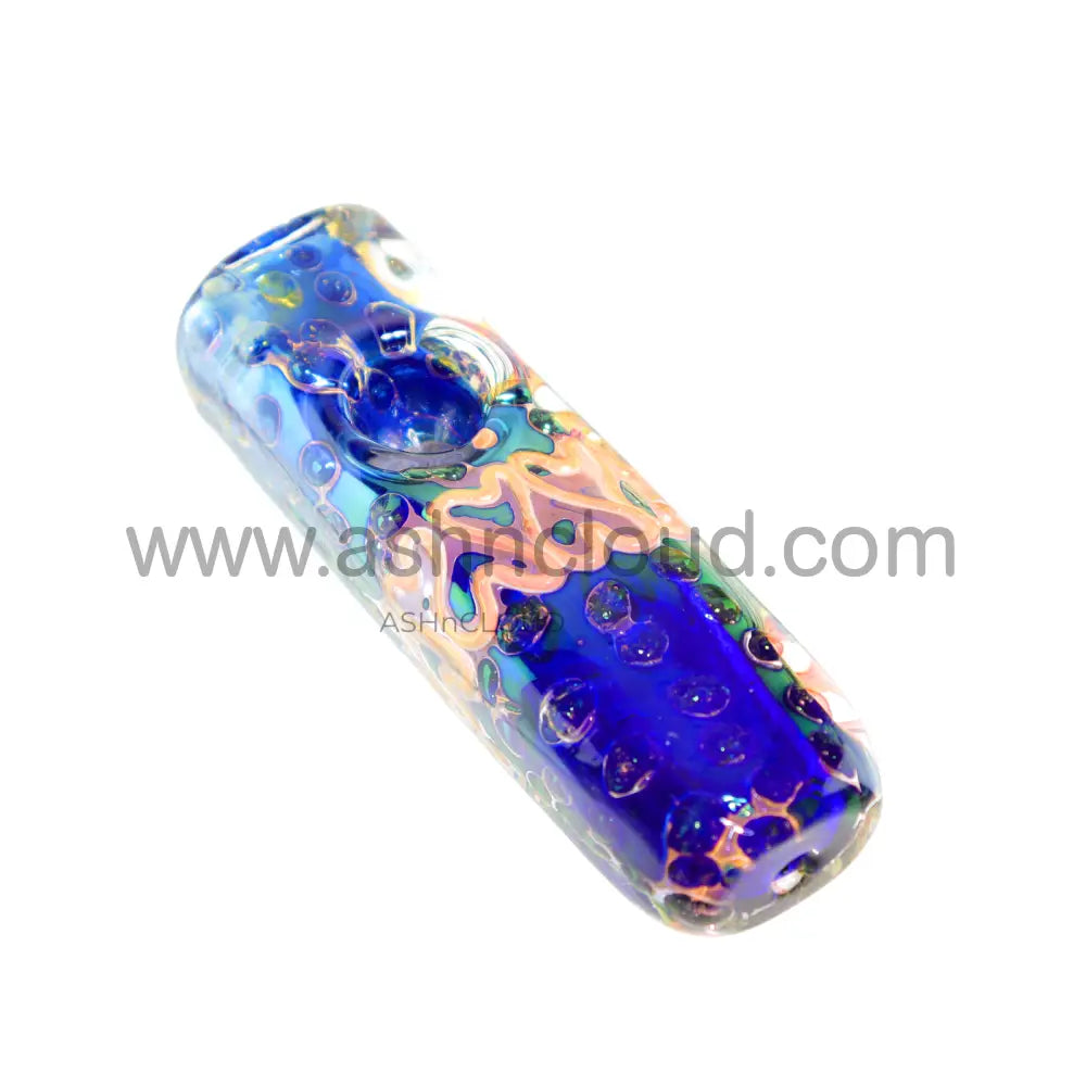 4 In - Straiht Hearts Belt Hand Pipe Glass Spoon