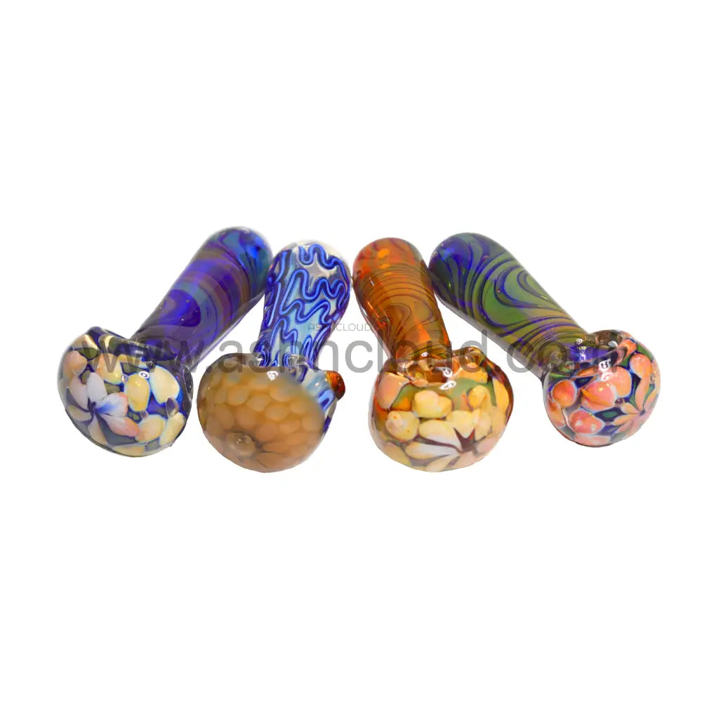 4 In - Super Fancy Hand Pipe Spoon
