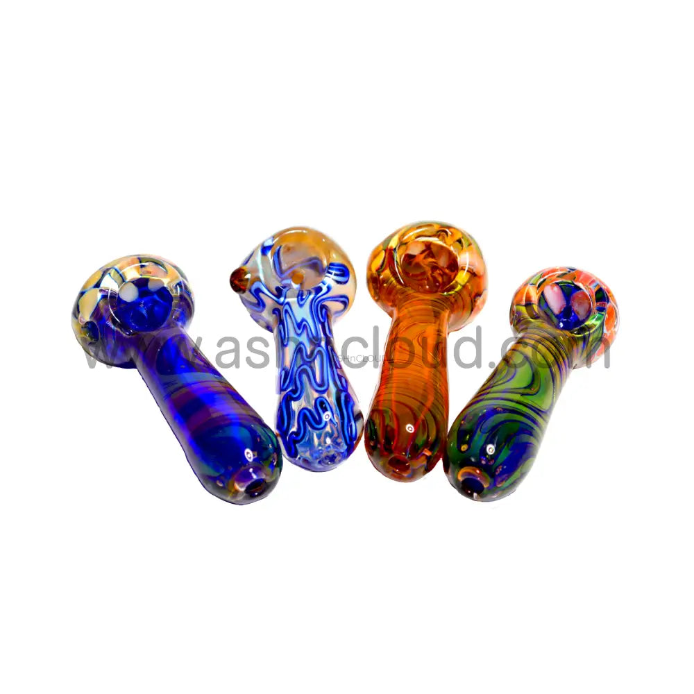 4 In - Super Fancy Hand Pipe Spoon