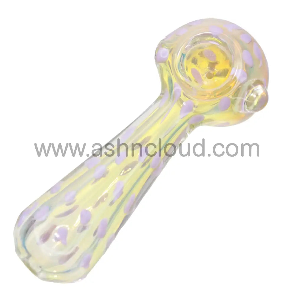 4 In - Sweet Fumed Doted Glass Hand Pipe