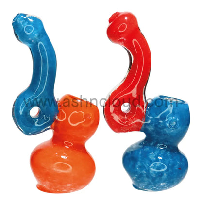 4 In - Two Tone Glass Mini Bubbler