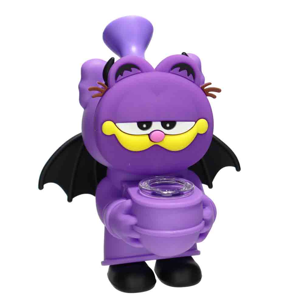 6 in - Garfield Cat Silicone Bong