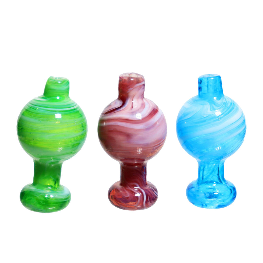 Multicolor Twisted Glass Carb Cap