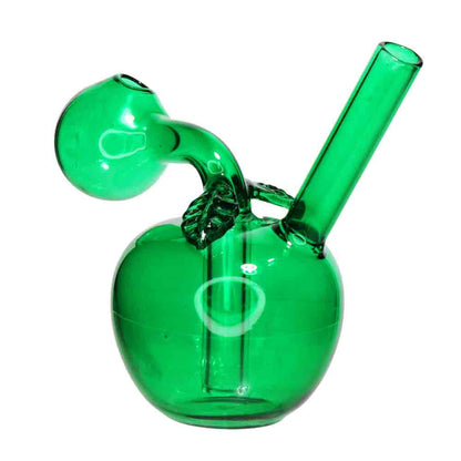 5" Oil Burner Apple Water Pipe – Assorted Colors | Compact Bubbler Style | Wholesale