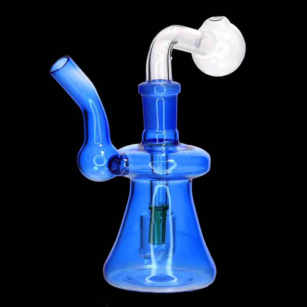 6" Oil Burner Water Pipe – Bell-Base Design | Assorted Colors | Wholesale