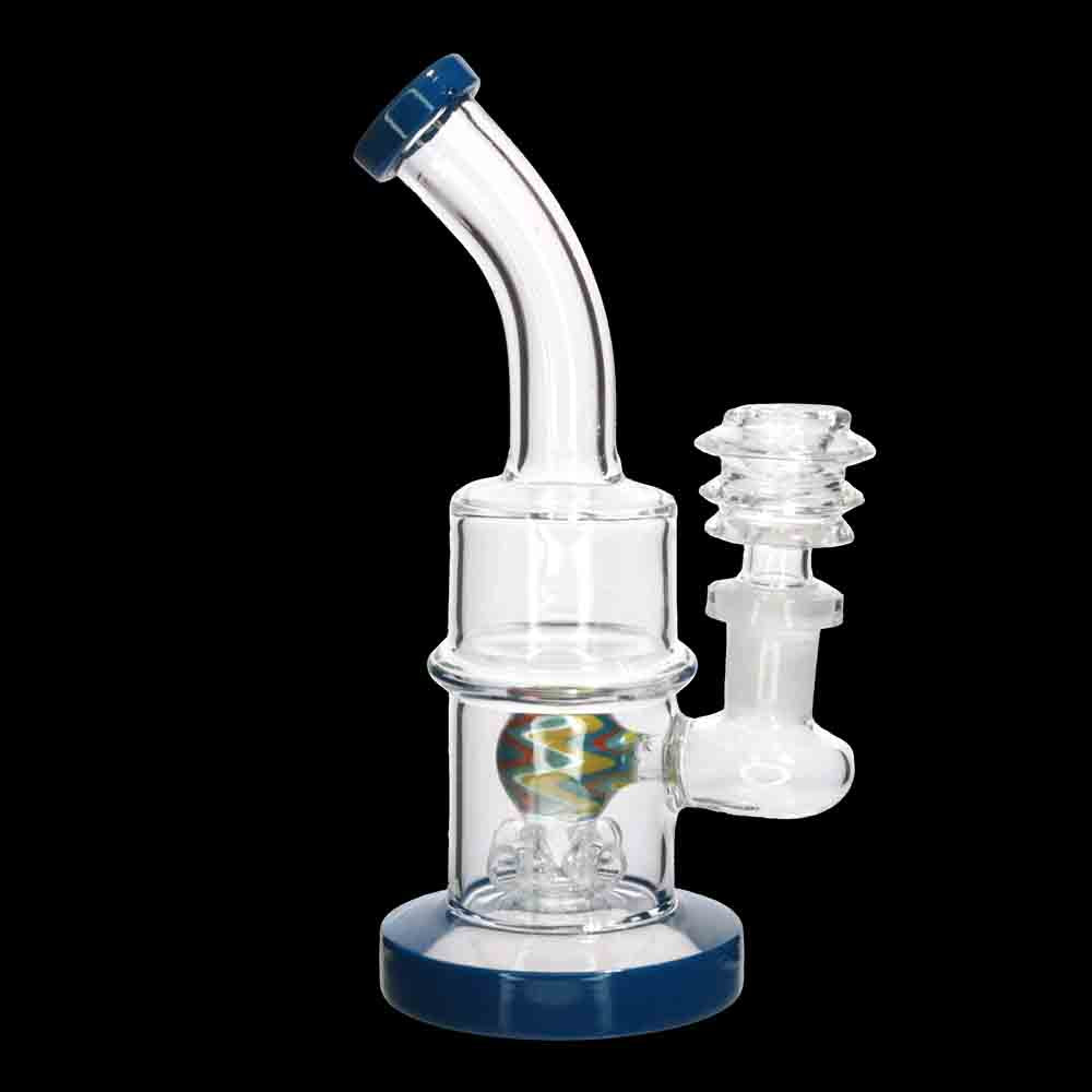 7" Recycler Rig with Wig Wag Perc | Wholesale Glass