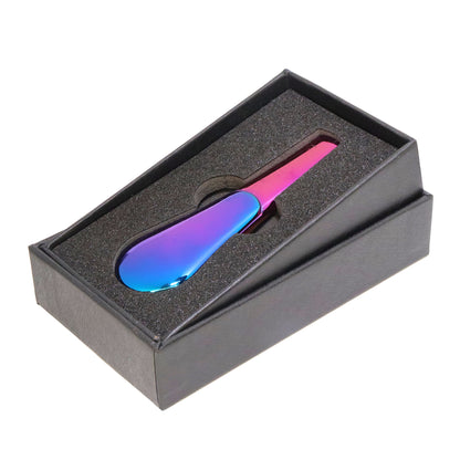 Iridescent Metal Hand Pipe with Removable Bowl and Gift Box – Wholesale