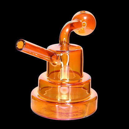 Tiered Base Glass Oil Burner Bubbler – Assorted Colors Wholesale