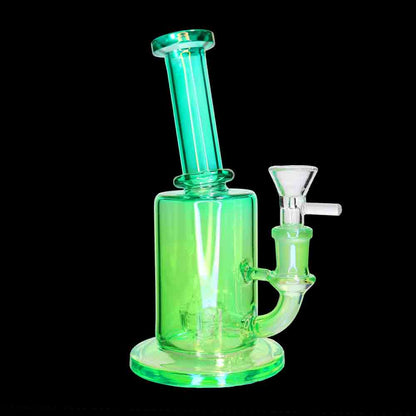 8 Inch Glass Water Metallic Pipe | Wholesale Color Glass Bong