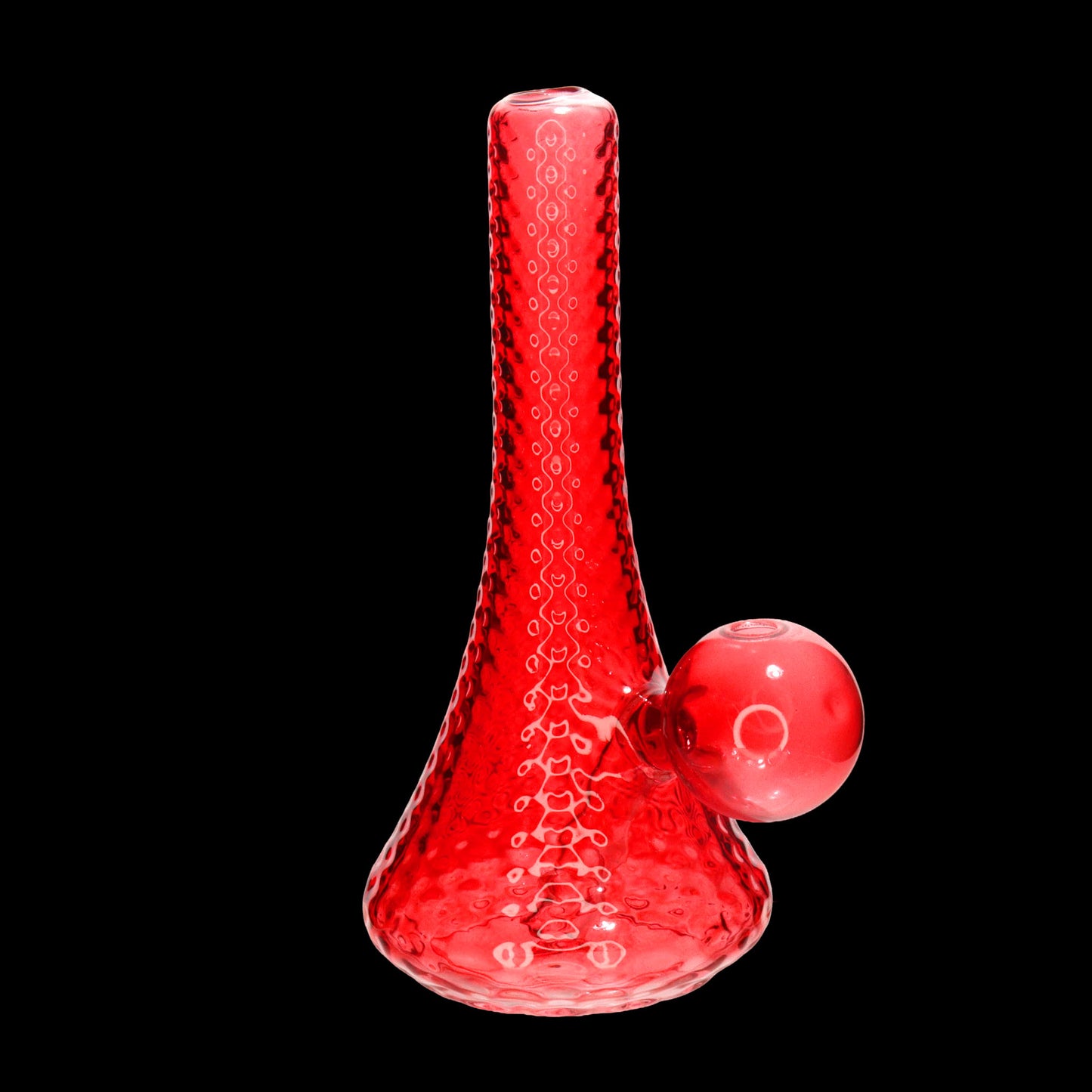 Textured Beaker Glass Oil Burner Pipe – Assorted Colors Wholesale