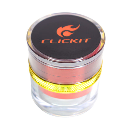 6 pcs – CLICKIT 2.5-Inch Metallic Gold Belt Grinders, Assorted Colors Wholesale | MG-010