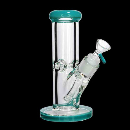 8 Inch 9mm USA Color Straight Bong Best Seller – Super Thick Glass | Wholesale Ashncloud (Copy)