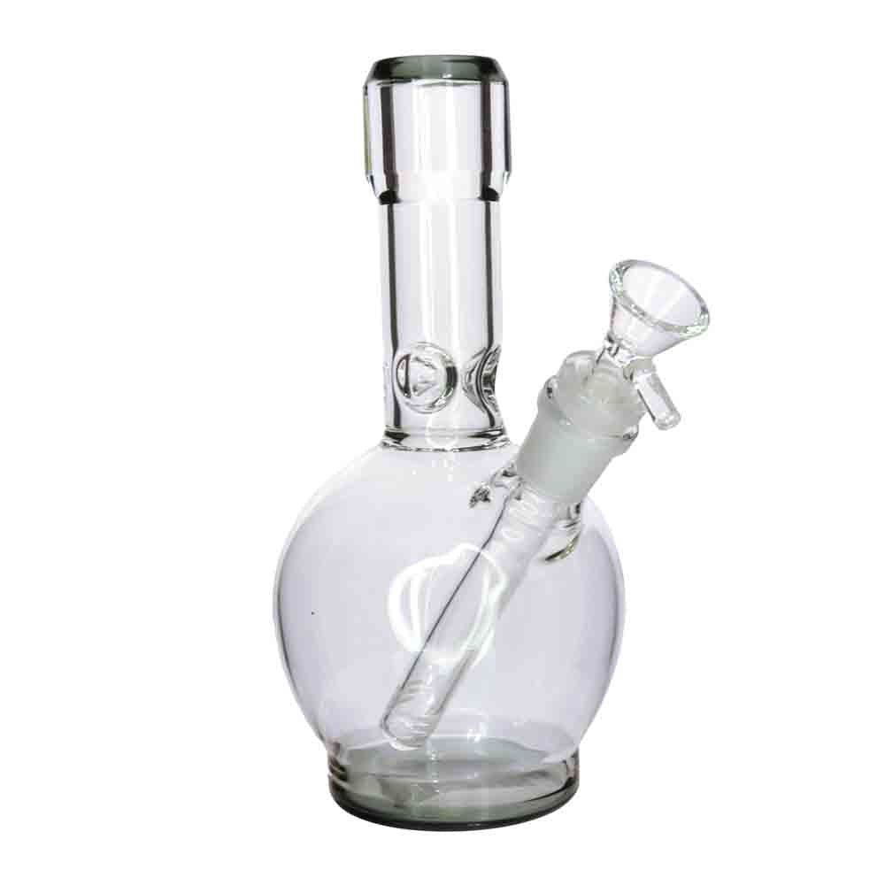 8" Color Base Glass Bong with Diffused Downstem – Wholesale Water Pipe