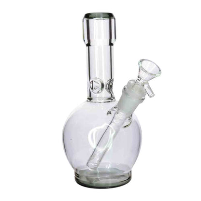 8" Color Base Glass Bong with Diffused Downstem – Wholesale Water Pipe