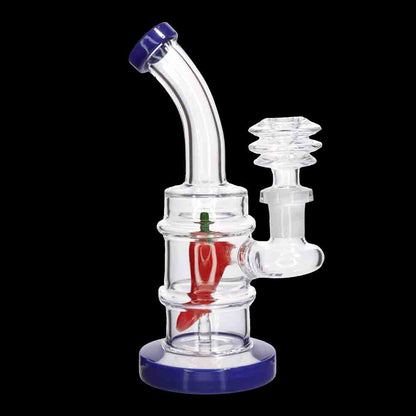 7" Recycler Rig with Chili Perc | Wholesale Bongs