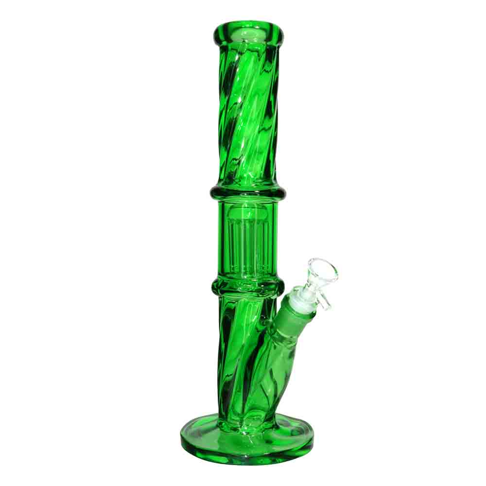 NEW 15 Inch Color Straight Tube Bong – 1 Chamber | Wholesale Glass