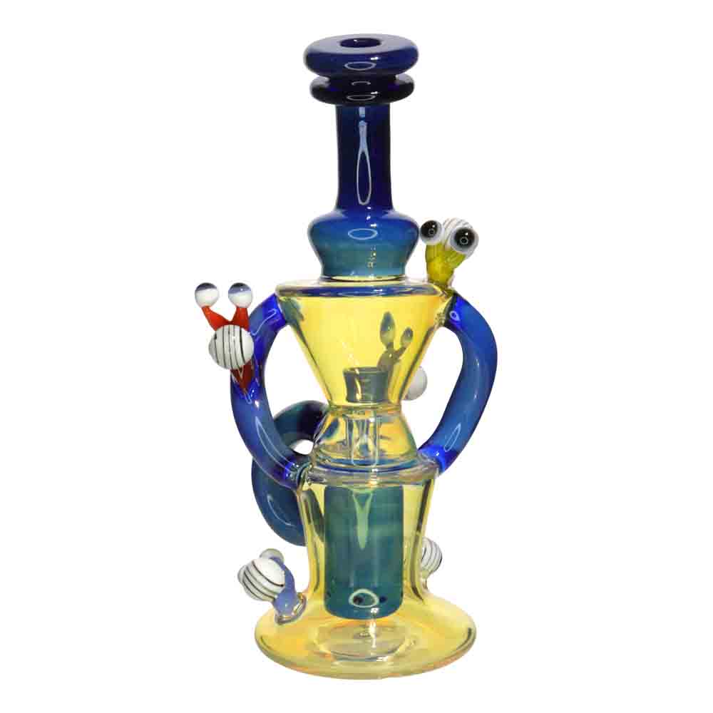 9" Snail Fancy Glass Water Pipe | Unique Artistic Design