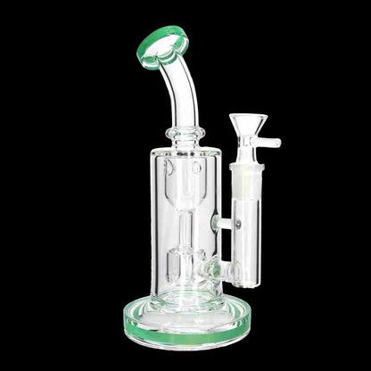 💎🔥 8” Percolator Bong – Compact Power w/ Smooth Filtration