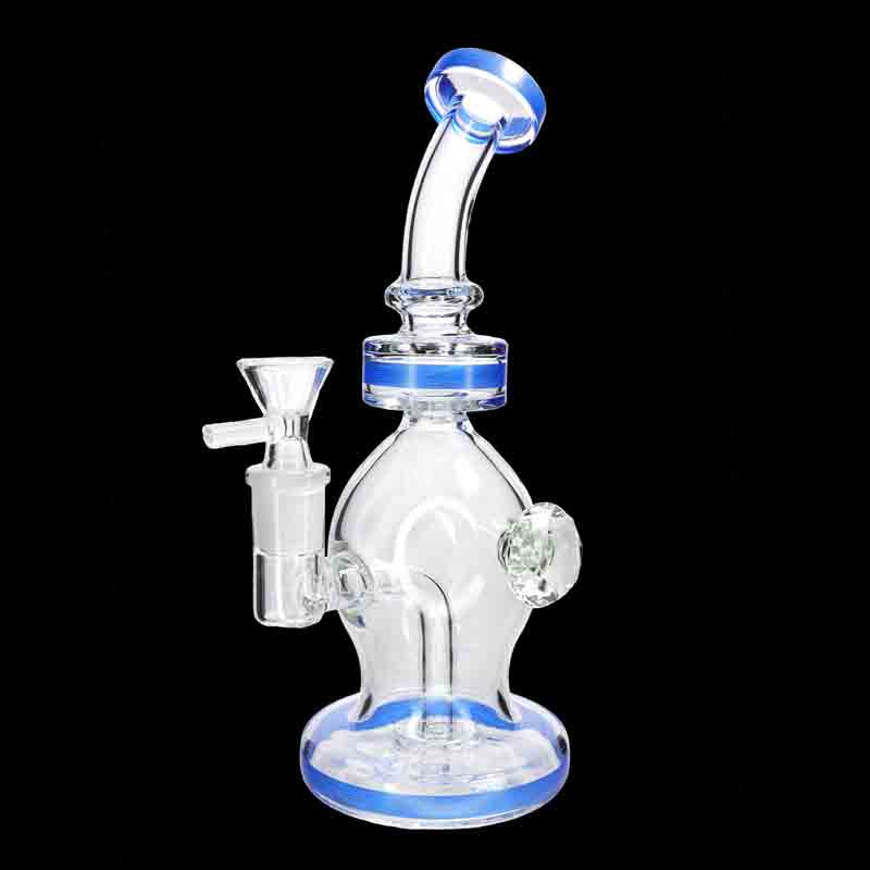 💎🔥 9” Recycler Style Bong – Smooth Hits w/ Functional Design