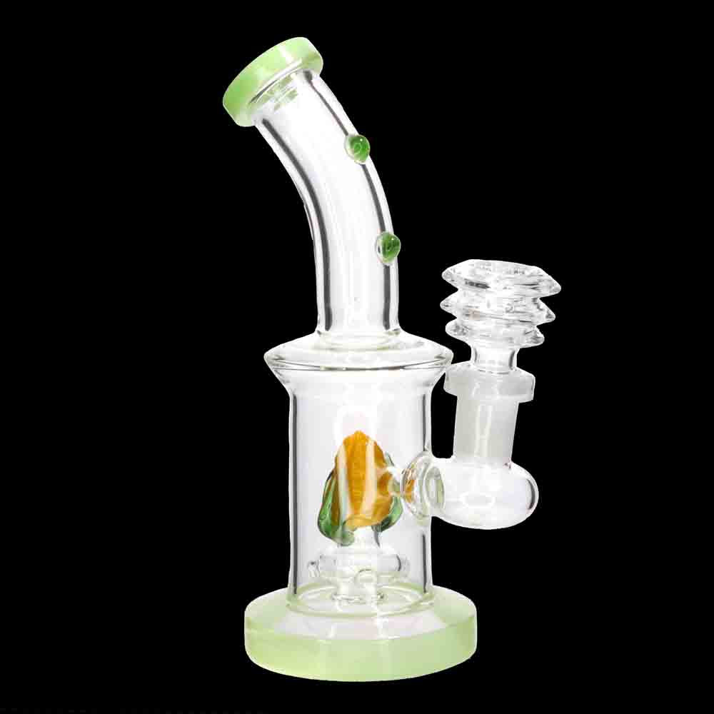 7" Corn Perc Rig Water Pipe | Wholesale Glass Bongs