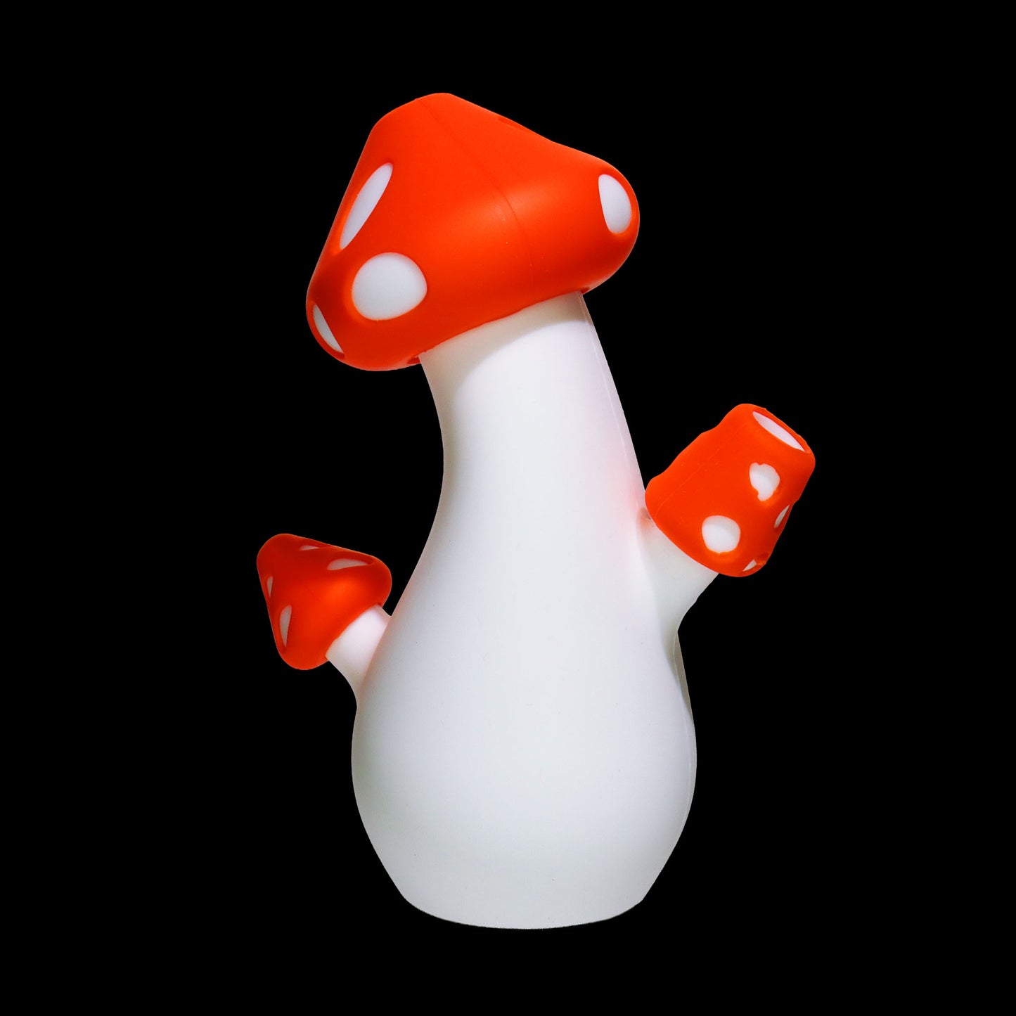 Mushroom-Shaped Silicone Water Pipe – Assorted Colors Wholesale