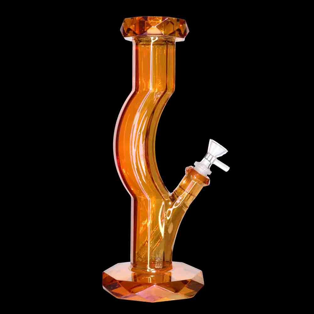 14" Heavy Diamond Water Pipe | Wholesale Smoke Shop Best Seller Thick Glass