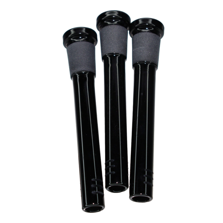 3.5 Inch Black Glass Downstem