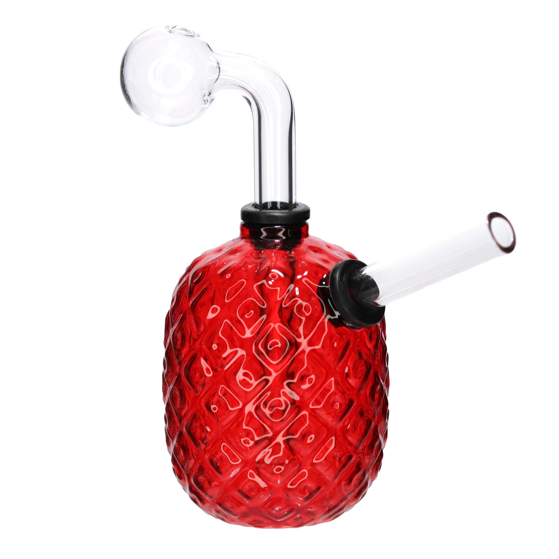 5 In - Multicolor Pineapple Glass Oil Burner