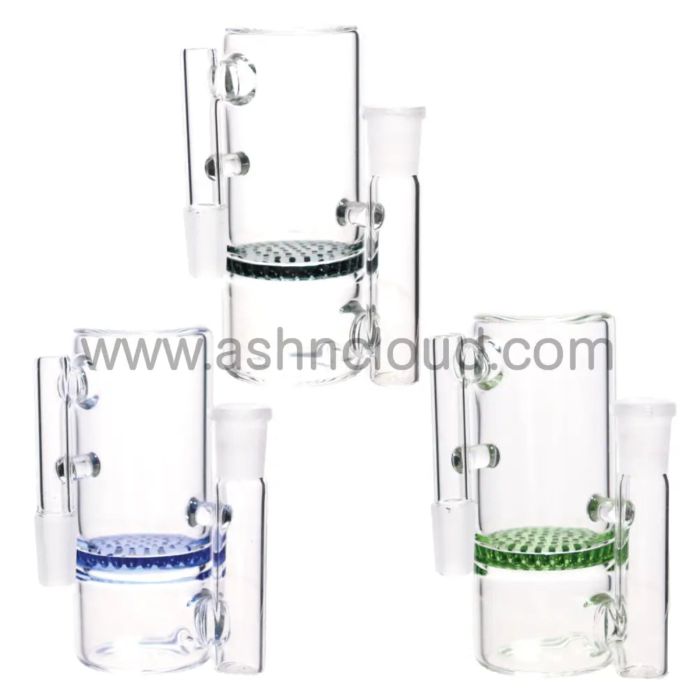 5 In - 1 Honeycomb Multicolor Ash Catcher Bong 14 Mm