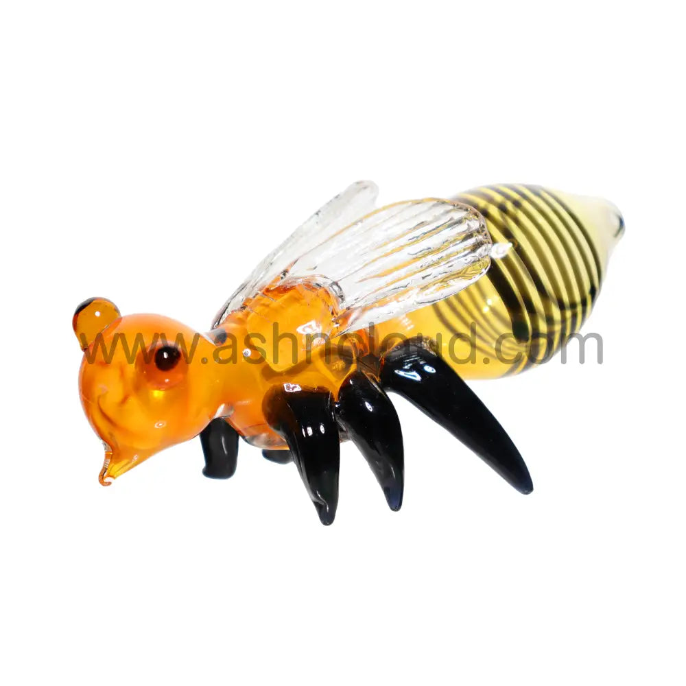 5 In - Bee Glass Hand Pipe