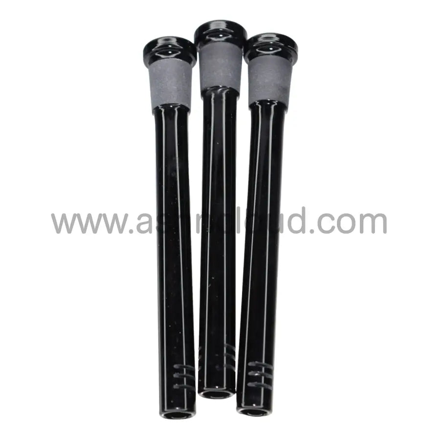 5 Inch Black Glass Downstem