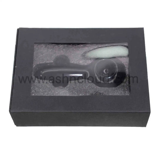 5 In - Box Black Metalic Spoon Hand Pipe