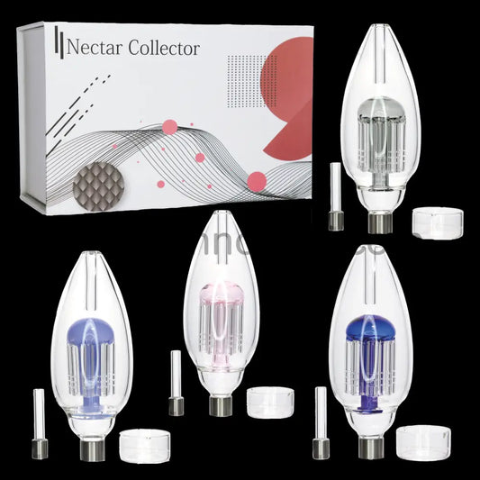 5 In - Box Glass Nectar Collector Screw Mushroom