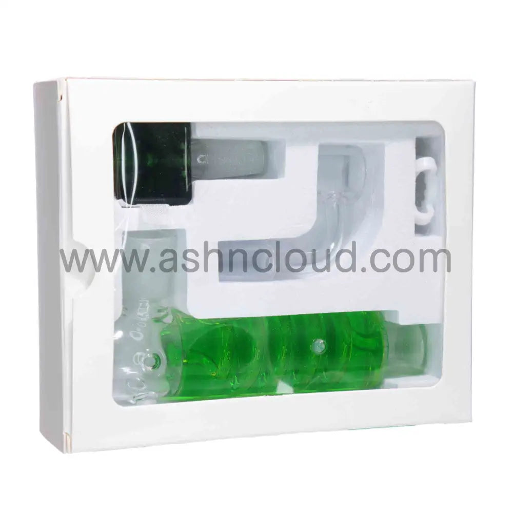 5 In - Box Green Glass Nectar Collector Combo Weed/Wax