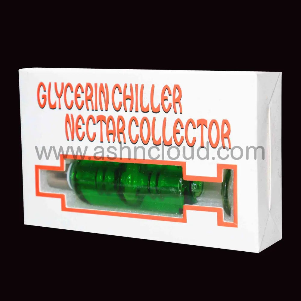5 In – Box Green Glycerin Glass Nectar Collector Kit Titanium Nail Simple